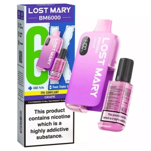 Lost Mary BM6000 Big Puff Disposable Vape - Grape